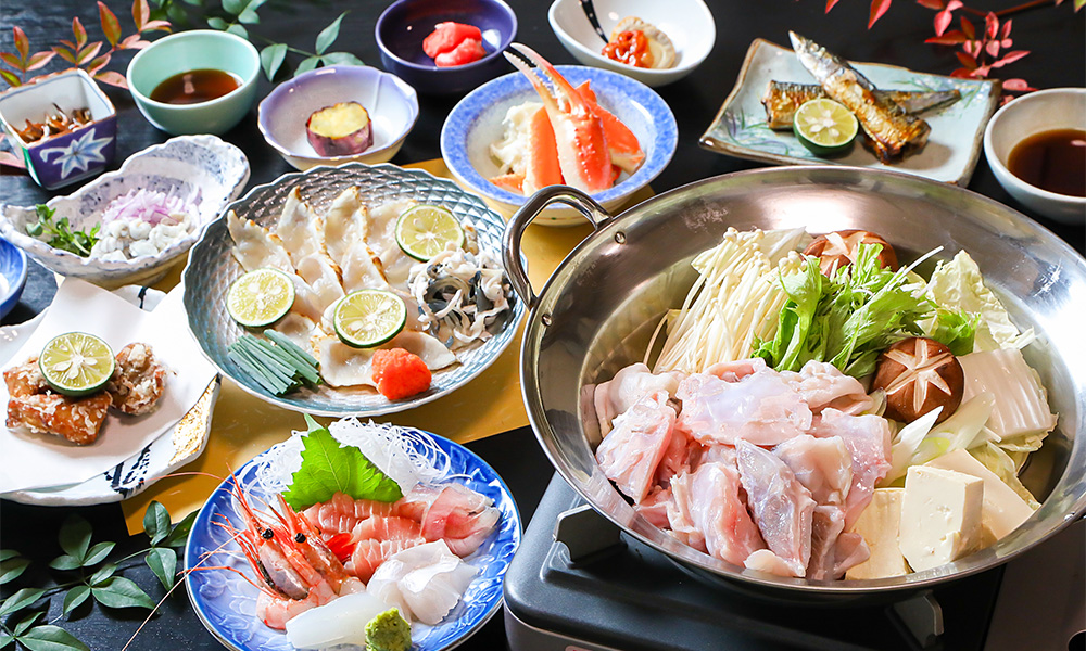 漁師の腕で出す、若狭の本気の魚!